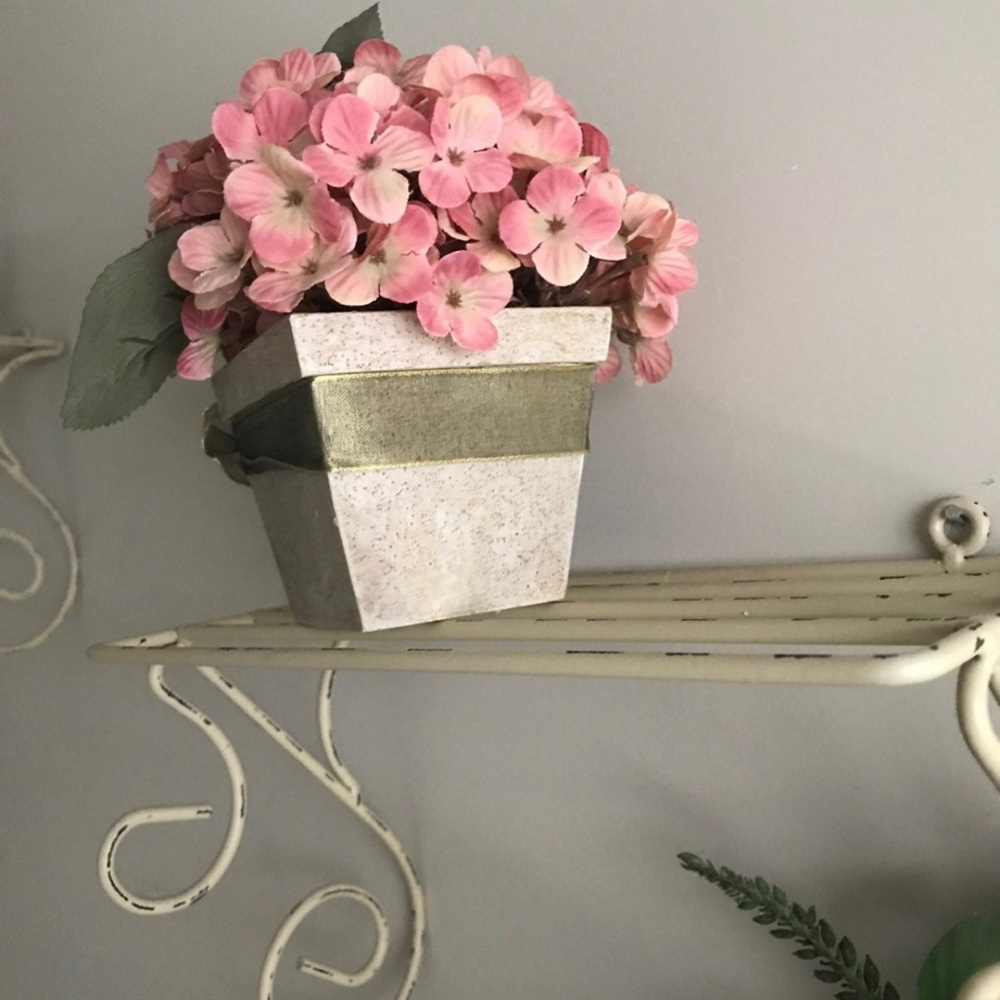 Hydrangea flower pot artificial decor - Picture 3 of 5